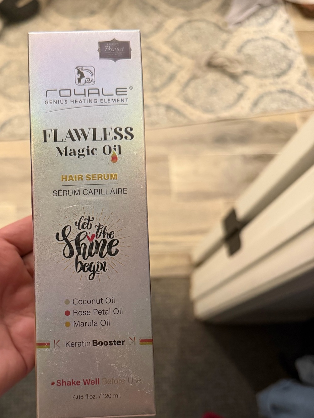 Flawless Magic Oil Hair Serum – Nourishing Shine Booster (Silver)